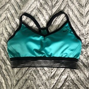 Nike Womens Teal Large Sports Bra *like new